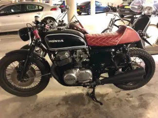 Honda Honda CB750K Four 736cc Café Racer – 1977 – blauw kenteken