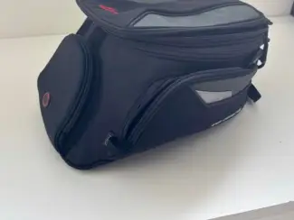 Motorfiets Tanktas - Zwart/Grijs met Quick-Lock